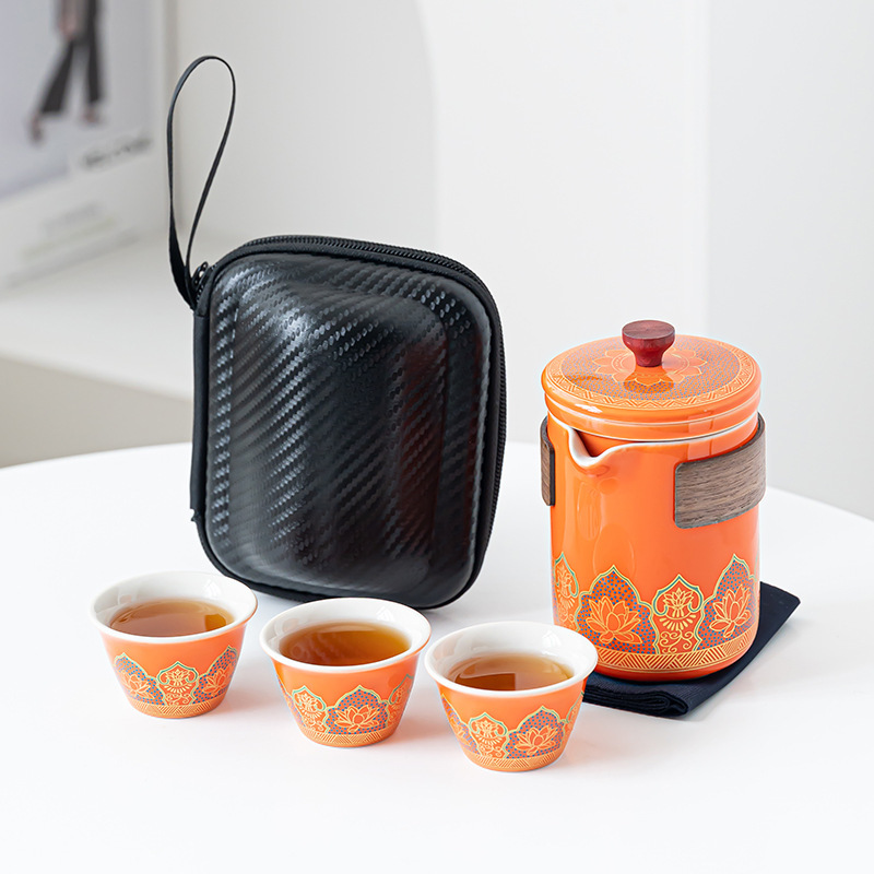 旅行茶器携帯用工夫茶器セット屋外ティーポット|undefined