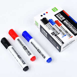 Positive color whiteboard pen large erasable 10 boxed red, blue and black whiteboard pen easy to erase wholesale