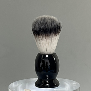 Men's beard brush soft hair beard brush nylon hair log handle men's cleansing beauty tool shaving brush in stock