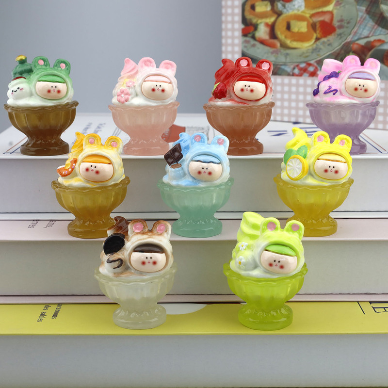 Internet Celebrity Version of Small Commodities for Stalls, Luminous Ice Cream Cups, Resin DIY Accessories, Desktop Ornaments, Keychain Pendant Cards Internet Celebrity Version of Small Commodities for Stalls, Luminous Ice Cream Cups, Resin DIY Accessories, Desktop Ornaments, Keychain Pendant Cards