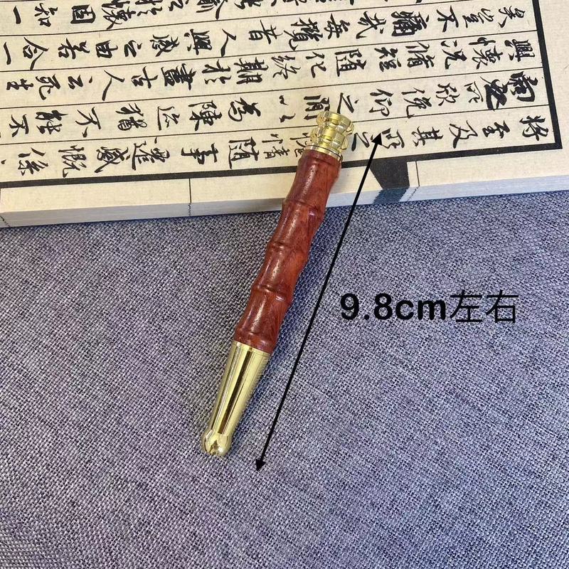 金丝楠木 大叶黄花梨 紫光檀木老式烟斗貔貅烟杆过滤烟嘴可清洗|undefined