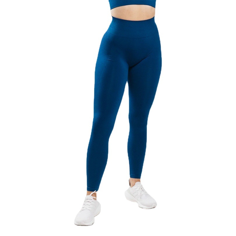 Transfronterizo nuevo apretado de cintura alta Pantalones deportivos de levantamiento de cadera de las mujeres pantalones de fitness deportes Peach Hip nude yoga pantalones de las mujeres
