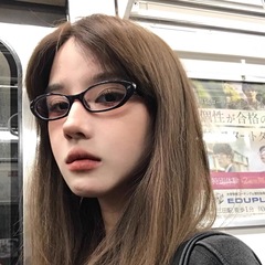 日系黑色氛围感眼镜女复古Y2K超轻镜框素颜显脸小可配度数近视镜