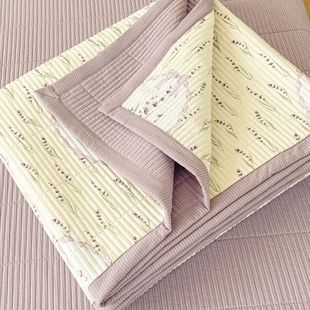 Class a Bubble Cotton Bed Cover Three-Piece Set Princess Style Tatami Thickeneded Bed Bed Sheets Bed Cover Double-Sided Four-Season Universal Mattress