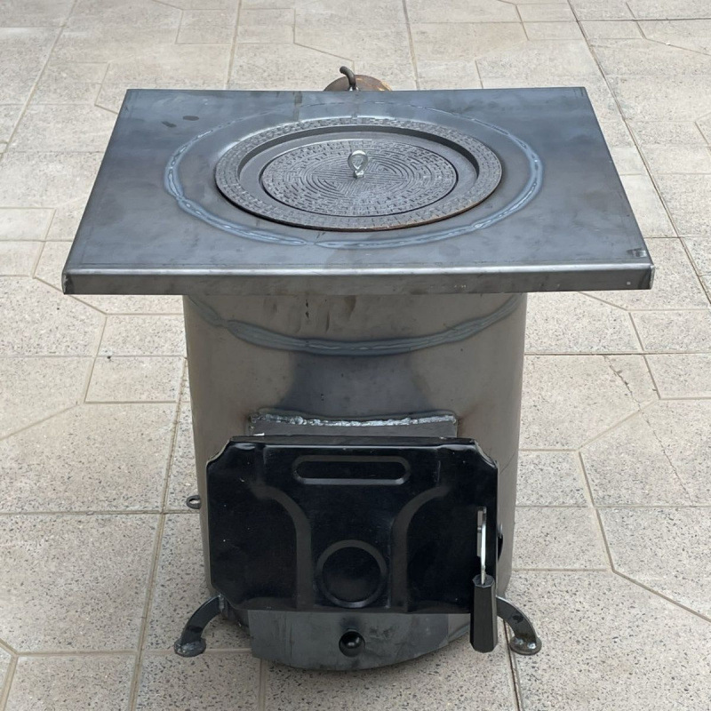 Nueva estufa de gasificación sin humo, horno de gasificación doméstico de carbón y leña, nueva estufa integrada de calefacción y cocina, doble anti-combustión