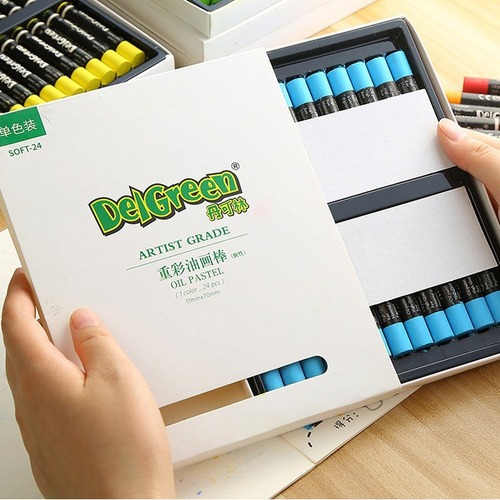 Dankeli Heavy Oil Pastel Professional 3rd Generation Advanced Grey Mini 24-Color 48-Color 60-Color Art Student Supplies