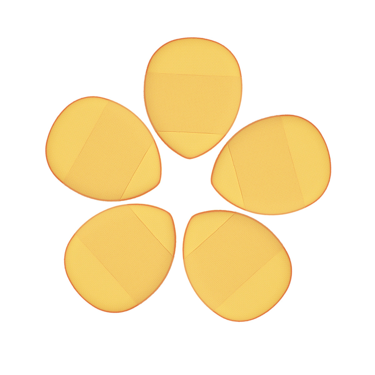 Puff de dedo, corrector de cojín de pulgar, pantuflas de dedo, maquillaje de panza de dedo, 12 mini maquillaje, caja de soplo de polvo pequeño