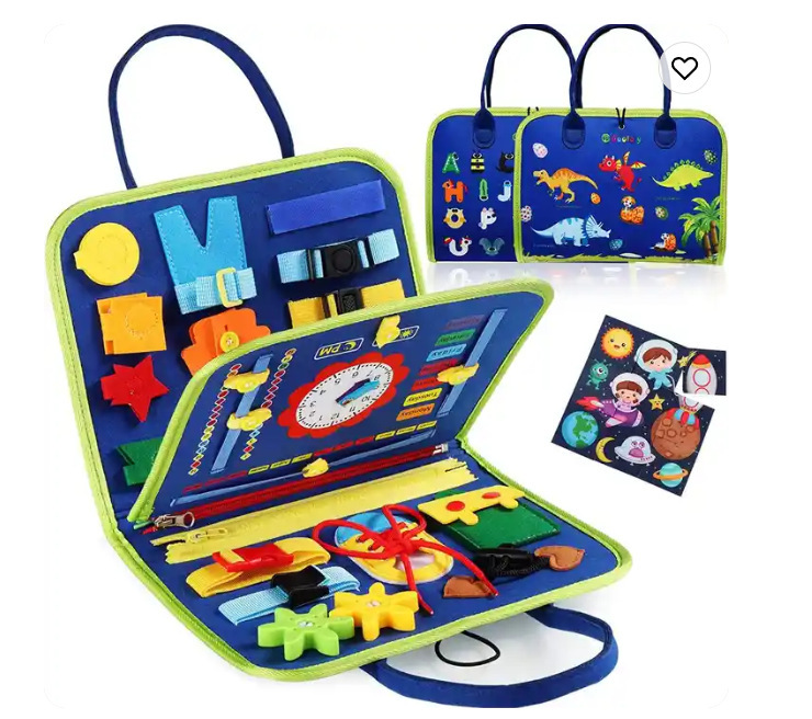 Nuevo cartón de estudio de fieltro transfronterizo de venta caliente para bebés bolsas escolares de fieltro ocupadas para niños