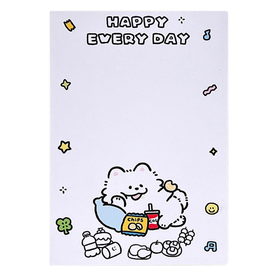 Lindo cachorro tarjeta en blanco y negro cabeza tarjeta trasera traje tarjeta entrega material de embalaje Embalaje de regalo tarjeta pequeña cartón