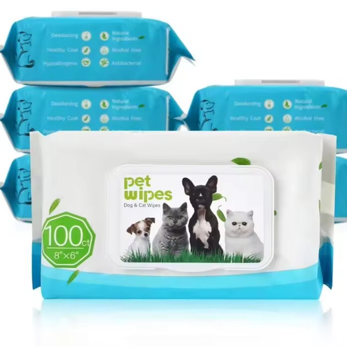 Wholesale 80Pcs Eco-Friendly Pet Cleaning Dog Cat Custom Biodegradable Pet Grooming Wipes Wholesale 80Pcs Eco-Friendly Pet Cleaning Dog Cat Custom Biodegradable Pet Grooming Wipes