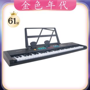 Cross-border goods children's toys 61 key electronic organ rechargeable with microphone gift music toy piano