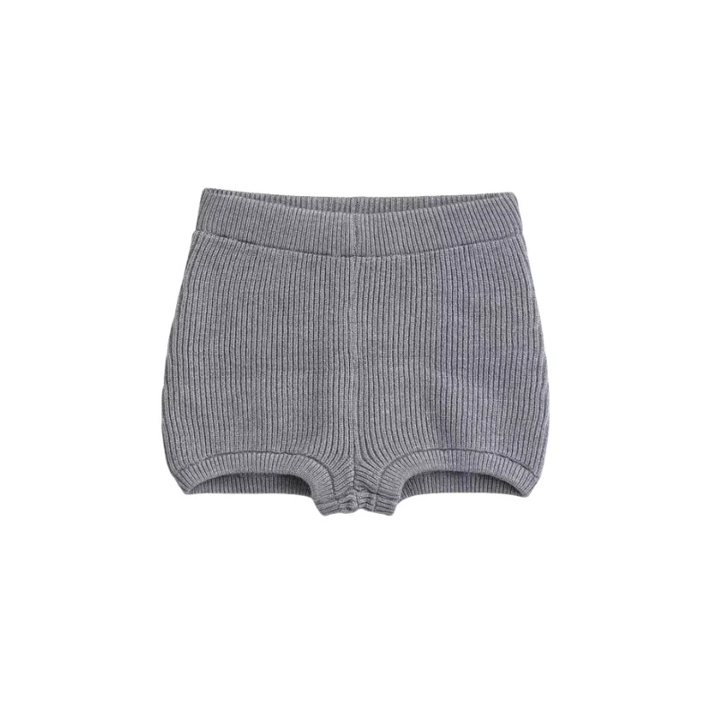 Демисезонные вязаные шорты, базовые брюки, американский стиль, slim fit