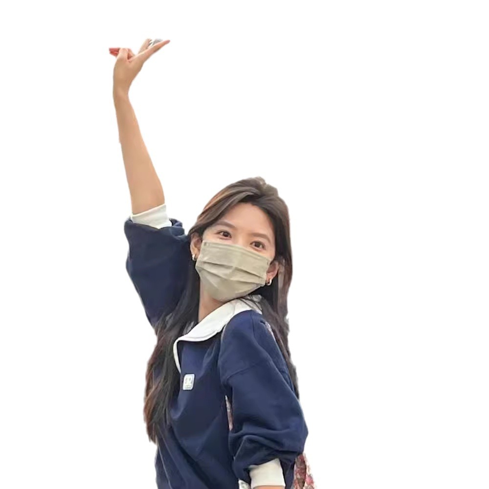 재고  한국 타이드 브랜드 GROVE 하프 지퍼 챕터 RUONAN 같은 초가을 디자인 틈새 느슨한 폴로 칼라 착용