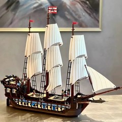 レゴ 10210 インペリアル戦艦セーリング船ブラックパールモデルアン女王カリブ海ビルディングブロックおもちゃと互換性があります。