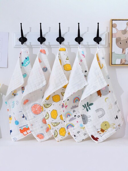 Children's cotton gauze eating bib