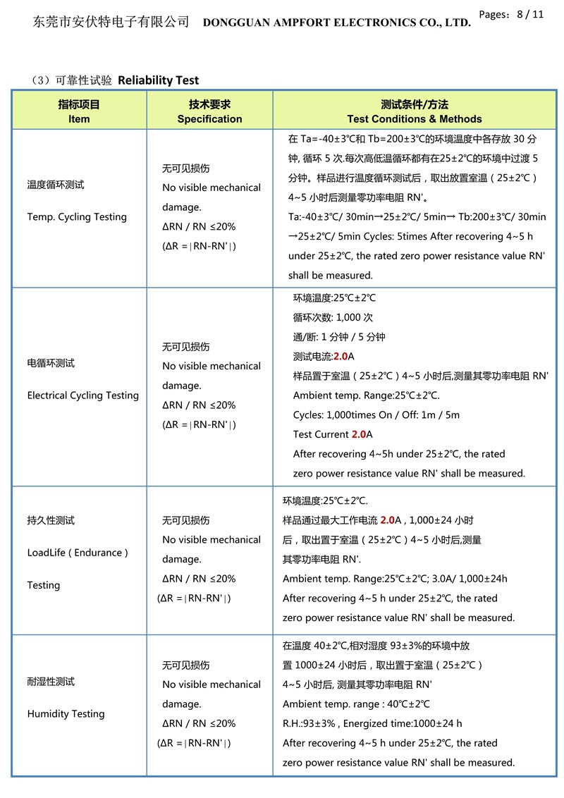 安伏特NTC-47D-13 内弯 F5 d0.6 中英文规格