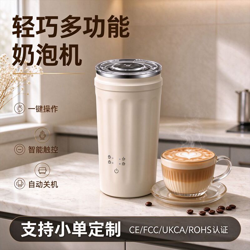 Portable Magnetic Levitation Milk Frother, Coffee Milk Frother, Ce Certified, Household Automatic Milk Frother, Milk Latte Art Maker