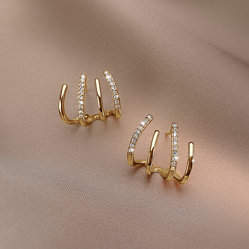 30# Geometric Claw Earrings