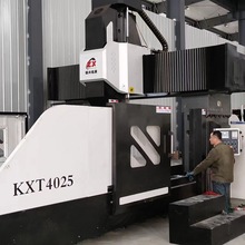 大型定梁数控龙门钻铣床硬轨加工中心出水钻铣机床