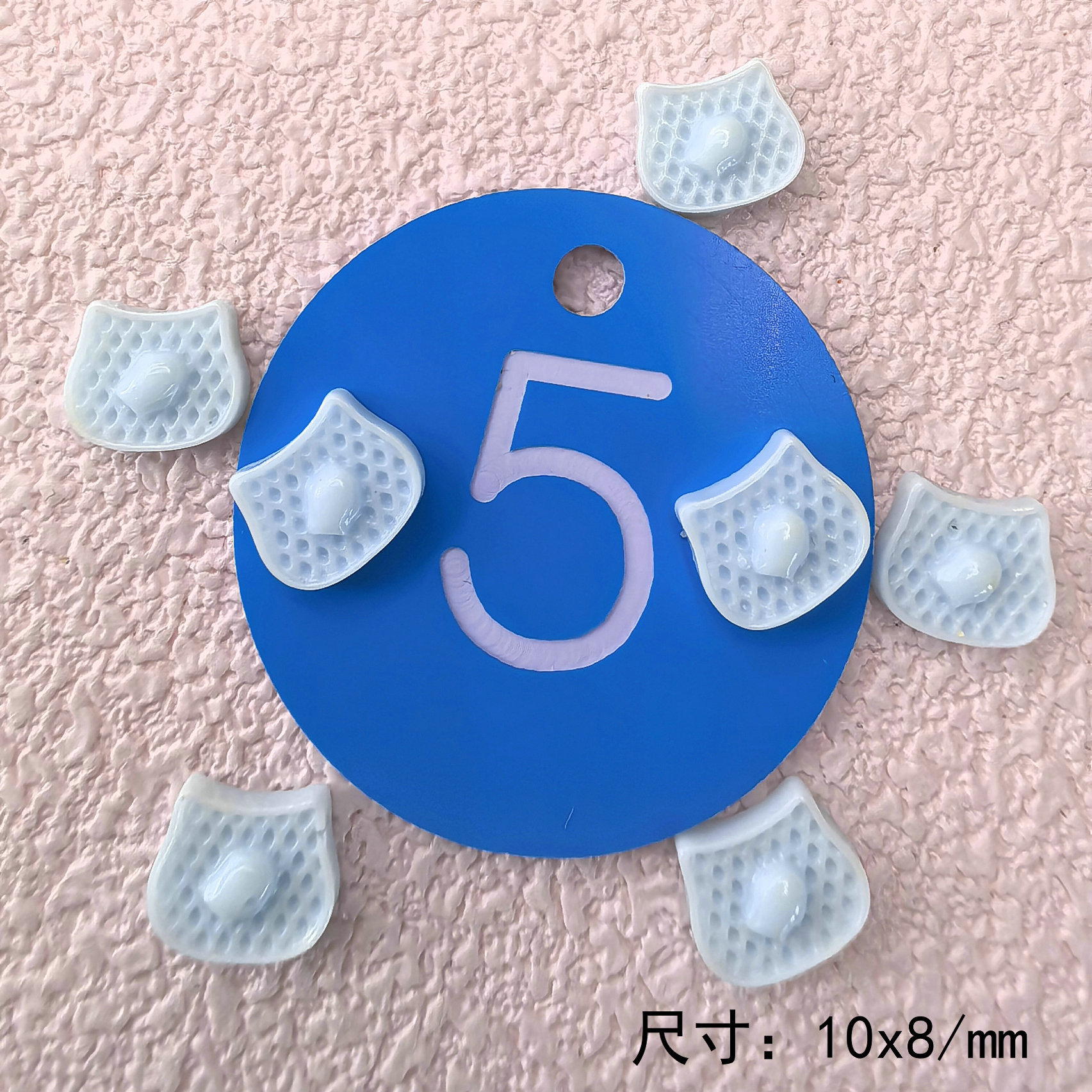 清新甜美塑料树脂迷你食玩华夫饼干奶油胶耳钉发夹潮玩配件001