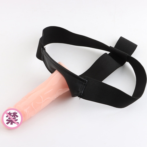 Hollow wearable masturbation penis men's leather pants lesbian supplies les appliances adult supplies foreign trade cross-border