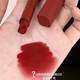 Wine is red! C- bit fried field rose retro lipstick lip mud ins super fire student matte matte white lipstick