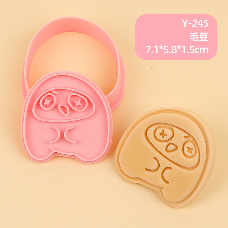 Juego de Moldes para Galletas 3D Personajes de Anime de Plástico para Repostería image 79