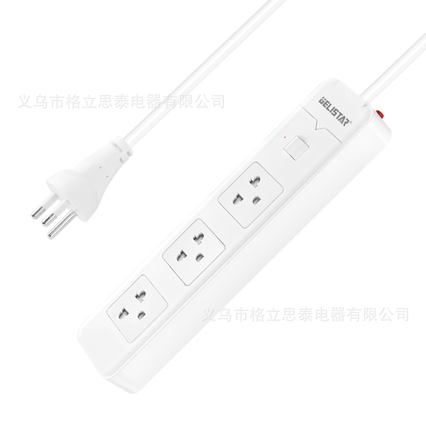 跨境专供新款泰规插板插线板3米3位多功能泰式接线板泰标插座