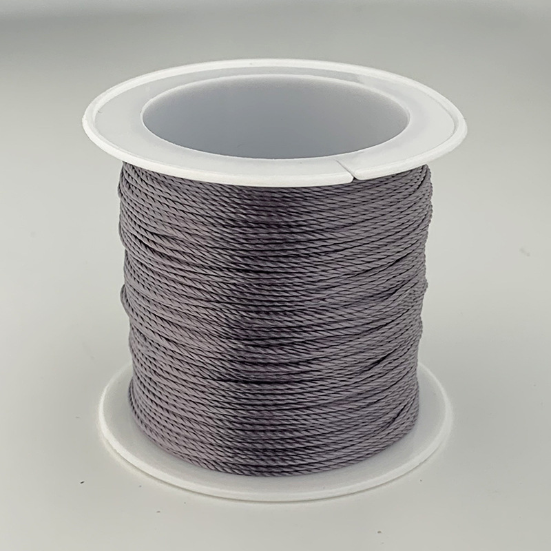 12 hilos de alambre trenzado hilo rojo hilo de color Morandi cuerda trenzada collar cuerda cuerda trenzada a mano material de bricolaje