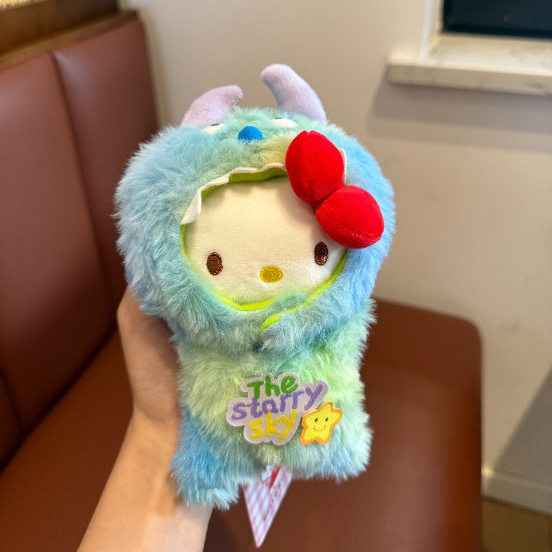 正版kt挂件HelloKitty三丽鸥毛绒公仔玩偶钥匙扣可爱包挂饰礼物|undefined