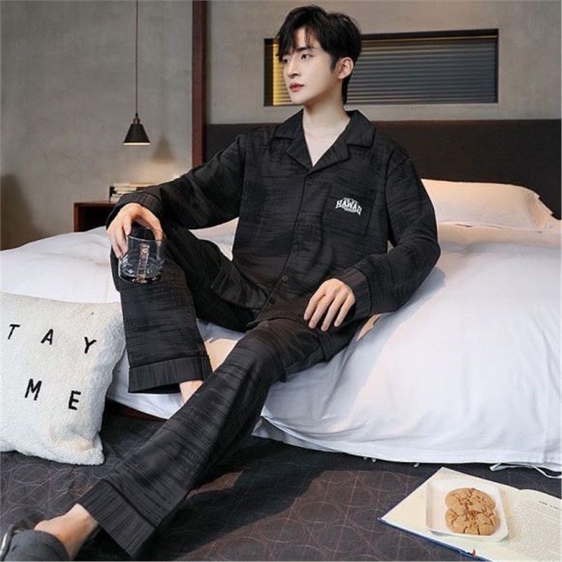 Cardigan nuevo hombre otoño invierno manga larga juvenil grande suelto estilo coreano guapo traje para el hogar