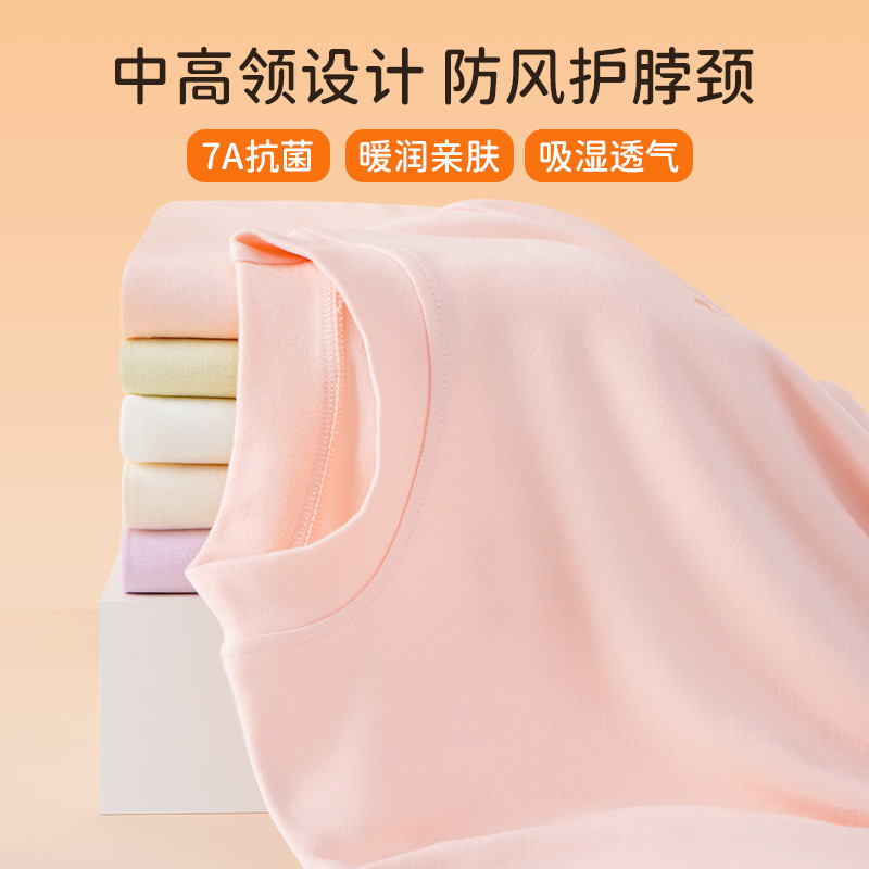 Nuevo conjunto de ropa interior caliente para niños, niñas, niños de cachemira, estudiantes de invierno, ropa de pijama caliente
