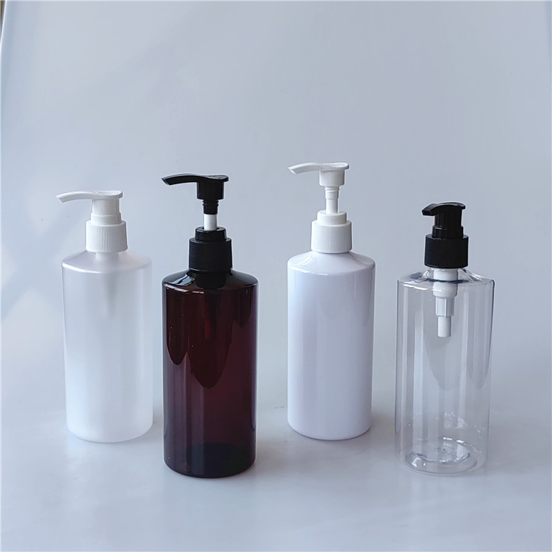 300毫升塑料PET乳液按压 洗发水精油 美发 塑料分装瓶