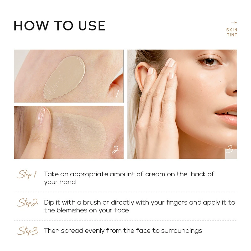 Версия TEMU производителя Laikou Laikou Laoco Skin Skin 30 г (шприц) крем ремонт 9-цвет пред -крема макияжа