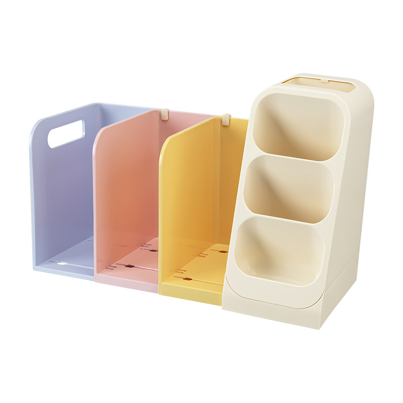 Caja de almacenamiento de escritorio tipo cajón estante telescópico multifuncional estante de escritorio de estudiantes papelería y artículos diversos