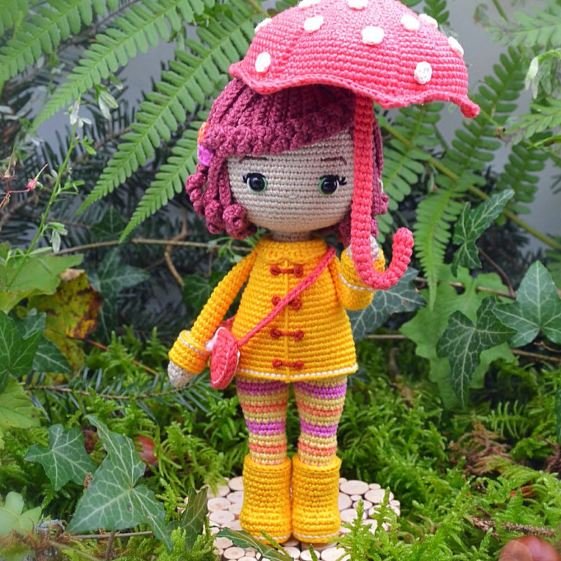 跨境热销毛线手工编织动物玩偶 DIY手工制作钩针毛线包材料包