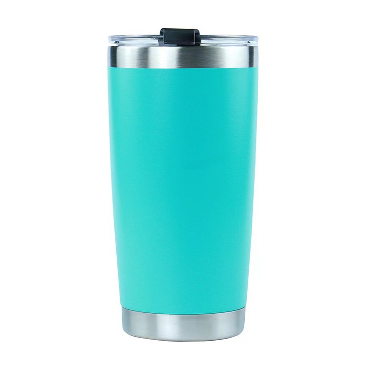 Spot transfronterizo 20oz taza de automóvil taza de aislamiento 304 taza de hielo de acero inoxidable taza de vacío de doble capa