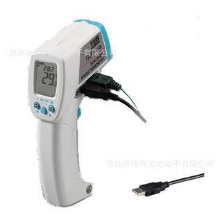 泰仕 TES-1327K USB 手持式红外线测温仪点外接K型热电偶测温