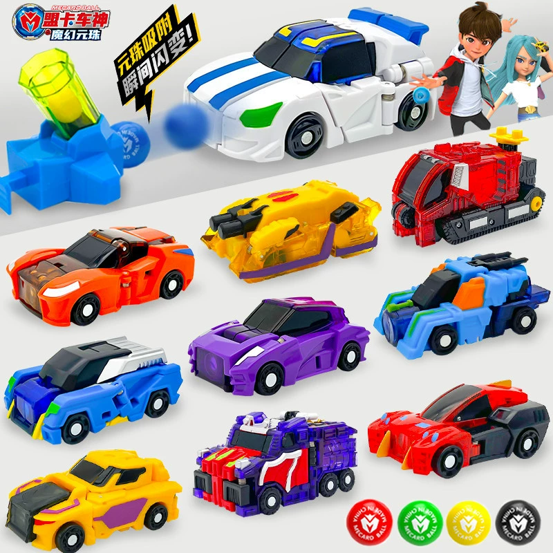 Трансформер Magic Adventure — гоночная машина в боевого духа, коллекционный car→robot, прозрачный дизайн