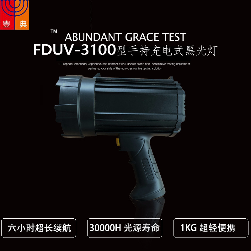 探伤灯/手持便携式紫外线探伤灯荧光磁粉探伤专用FDUV-100充电型