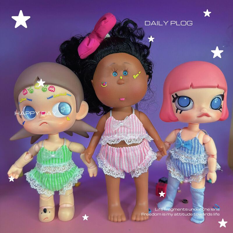Only the Clothes: Gazi Sister, Potato Sister, Jasmine Striped Outfit, Sleeveless Top and Skirt Set, Cute Baby Clothes, Pajama Dress Only the Clothes: Gazi Sister, Potato Sister, Jasmine Striped Outfit, Sleeveless Top and Skirt Set, Cute Baby Clothes, Pajama Dress