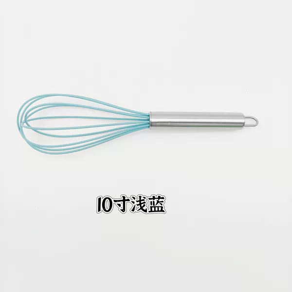 10-inch light blue silicone