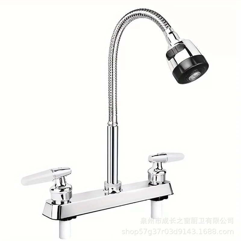 Grifo Mezclador para Cocina Plástico Agua Fría y Caliente Antisalpicaduras para Cocina