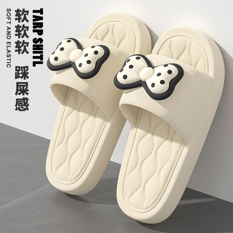 Summer Sandals and Slippers Women's Home Non-Slip Soft Bottom Bathroom Slippers Non-Slip Deodorant Indoor Sandals and Lovers Shoes for Outer Wear