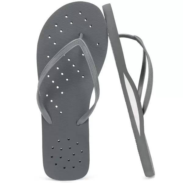 Popular Amazon Cross-Border Foreign Trade Women's Arch-Support Flip-Flops, Water-Draining Yoga Mat Thong Sandals Manufacturer
