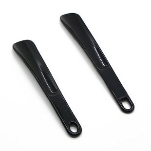 Ready Stock Lazy Shoe Helper Shoehorn Shoe Puller Wearable Shoe Lifter Plastic Black 22cm Small Shoehorn Non-Slip
