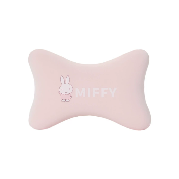 Ice Silk Memory Foam Miffy Bone Pillow Pink