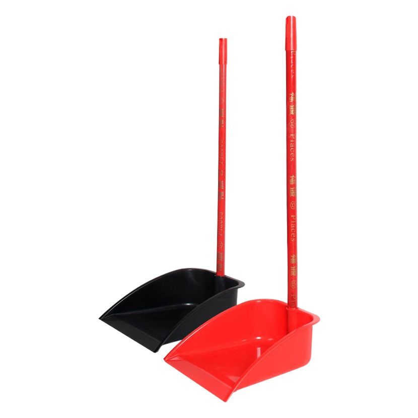 Metal garbage shovel plastic dustpan deepening garbage bucket factory hotel household cleaning dustpan sweeping dustpan