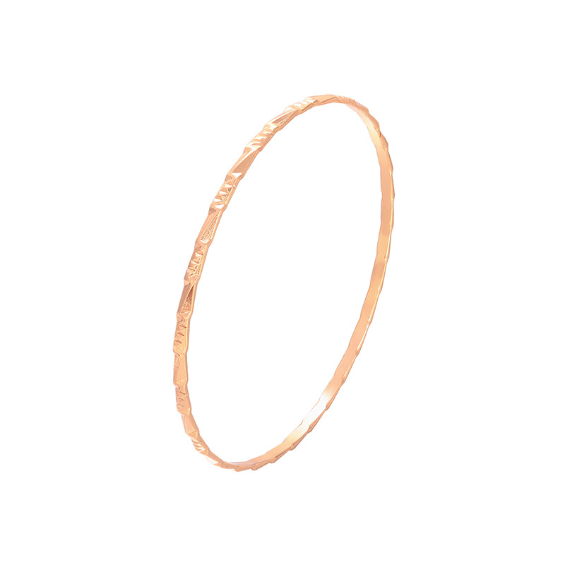 Pulsera de Aro Delgado Retro de Aleación, Galvanizada