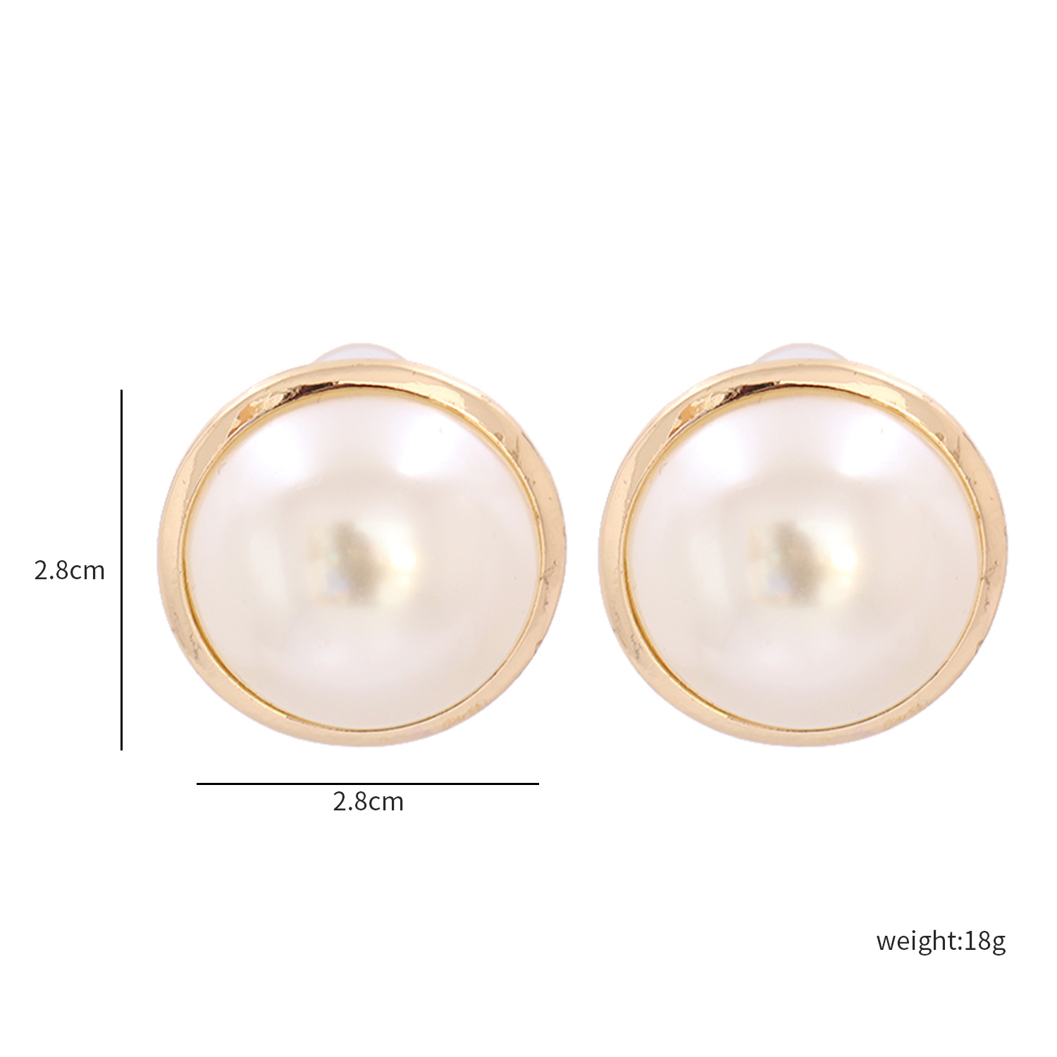 Retro Geometric Pearl Earrings Wholesale display picture 1